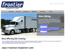 Tablet Screenshot of frontiersouth.com
